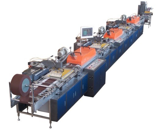 Автоматическая трафаретная машина для цветной печати этикеток целого мотка SPR-300